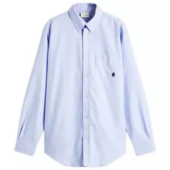 Рубашка из хлопка Оксфорд Drle De Monsieur, голубой