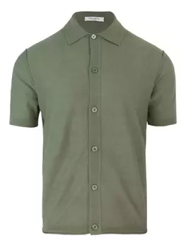 Рубашка из хлопка Paolo Pecora, зеленый
