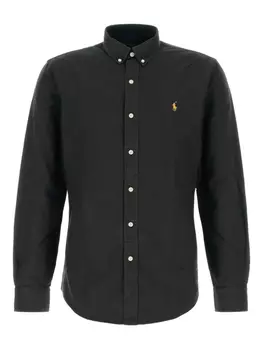 Рубашка из хлопка Polo Ralph Lauren, черный