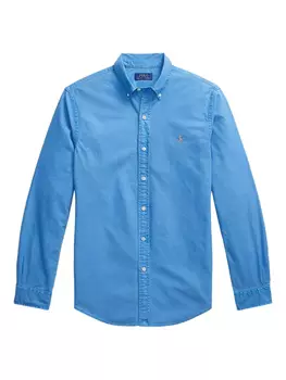 Рубашка из хлопка Polo Ralph Lauren, синий