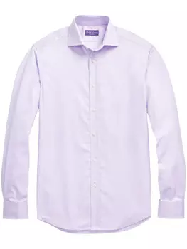 Рубашка из хлопка Ralph Lauren Purple Label, фиолетовый