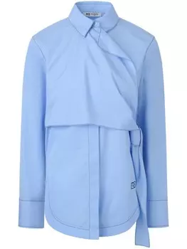 Рубашка из хлопка с боковыми завязками Ports 1961, синий