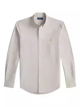 Рубашка из хлопка с длинными рукавами POLO RALPH LAUREN, нейтральный