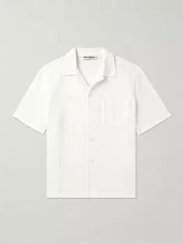 Рубашка из хлопка с воротником-стойкой OUR LEGACY, белый