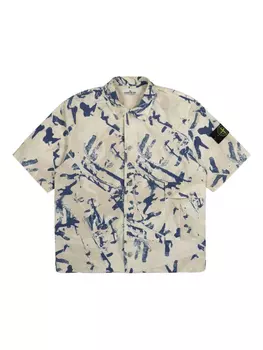 Рубашка из хлопка Stone Island, нейтральный