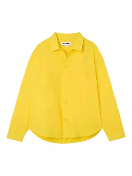 Рубашка из хлопка Sunnei, желтый