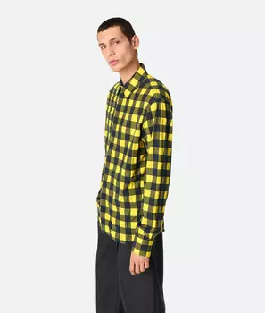 Рубашка из хлопка в клетку Bottega Veneta