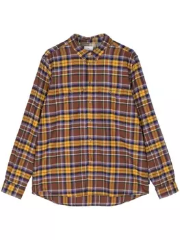 Рубашка из хлопка в клетку PS Paul Smith, желтый