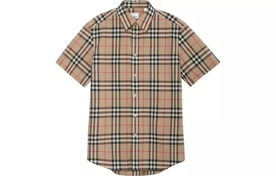Рубашка из хлопка в клетку S/S Burberry