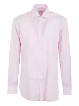 Рубашка из хлопка в полоску Barba, розовый