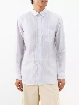 Рубашка из хлопка в полоску forever Comme Des Garons, белый