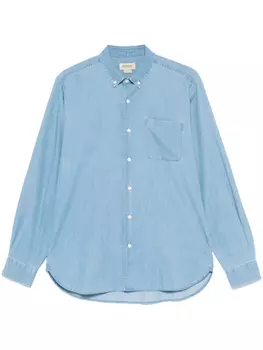 Рубашка из хлопка Woolrich, синий