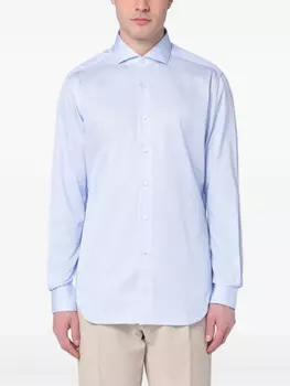 Рубашка из хлопка Xacus, синий