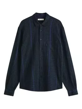 Рубашка из хлопка YMC, черный