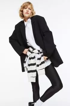 Рубашка из хлопкового поплина H&amp;M, белый