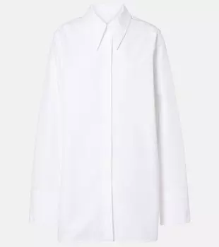 Рубашка из хлопкового поплина Jil Sander, цвет optic white