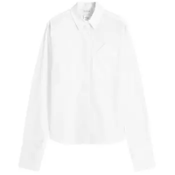 Рубашка из хлопкового поплина Sportmax, белый