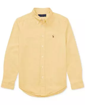 Рубашка из хлопкового поплина в клетку для мальчиков Big Boys Polo Ralph Lauren