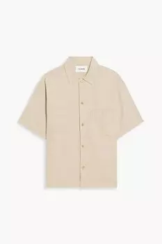 Рубашка из хлопкового твила FRAME, бежевый