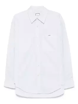 Рубашка из хлопковой смеси Wooyoungmi, синий