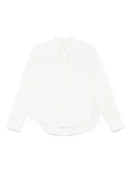 Рубашка из хлопковой вуали Calvin Klein, белый