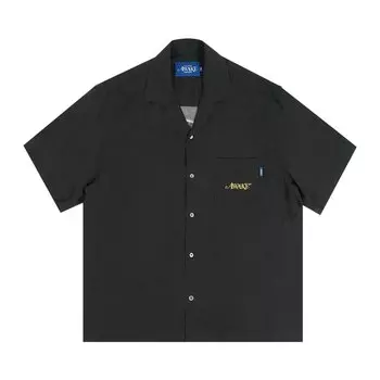 Рубашка из искусственного шелка с принтом Awake NY Dice, цвет Черный