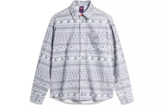 Рубашка из коллекции Sports Life для мужчин Sichuan Lime Full Of Prints Lining, цвет Sichuan lime full of prints