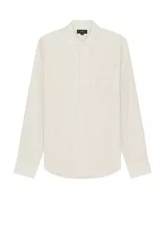 Рубашка из крафттона Vince, бежевый