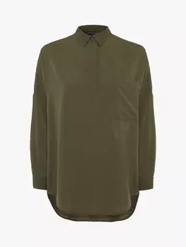 Рубашка из крепа French Connection, Кактус