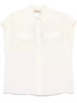 Рубашка из крепа TWINSET, белый