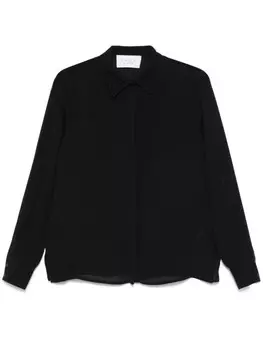 Рубашка из крепдешина kaos, черный