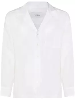 Рубашка из льна Lardini, белый