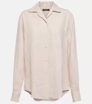 Рубашка из льна Neo Andr Loro Piana, Clear Seashell