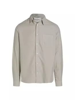 Рубашка из матовой фланели на пуговицах Frame