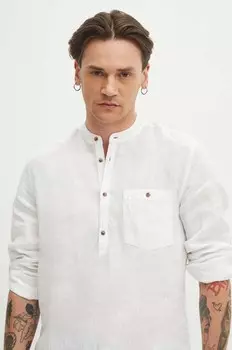 Рубашка из медицинского льна Medicine, белый