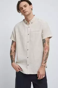 Рубашка из медицинского льна Medicine, бежевый