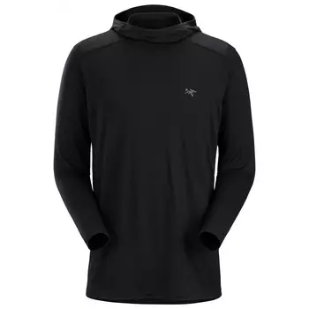 Рубашка из мериноса Arc'Teryx Ionia Hoody, черный
