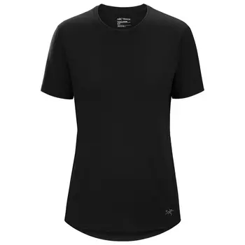 Рубашка из мериноса Arc'Teryx Women's Lana Crew S/S, черный
