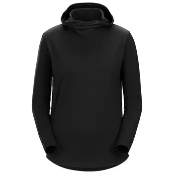 Рубашка из мериноса Arc'Teryx Women's Lana Wool Hoody, черный