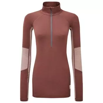 Рубашка из мериноса Artilect Darkhorse 185 Zoned 1/4 Zip, цвет Andorra/Twilight Mauve
