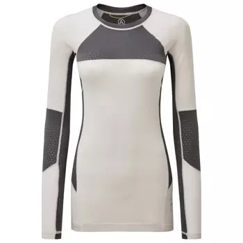 Рубашка из мериноса Artilect Darkhorse 185 Zoned Crew, цвет Moonbeam/Ash