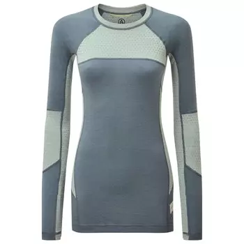 Рубашка из мериноса Artilect Darkhorse 185 Zoned Crew, цвет Storm Blue/Slate