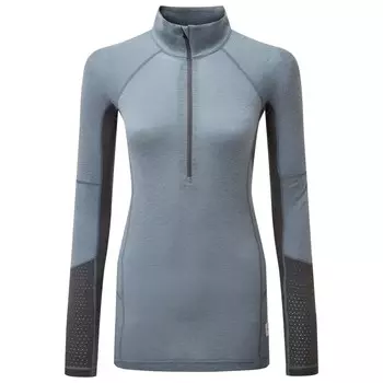 Рубашка из мериноса Artilect Goldhill 125 Zoned 1/4, цвет Storm Blue/Ash