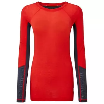 Рубашка из мериноса Artilect Goldhill 125 Zoned Crew, цвет Super Red/Dusk Blue