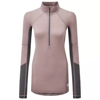 Рубашка из мериноса Artilect Goldhill 125 Zoned 1/4, цвет Twilight Mauve/Ash