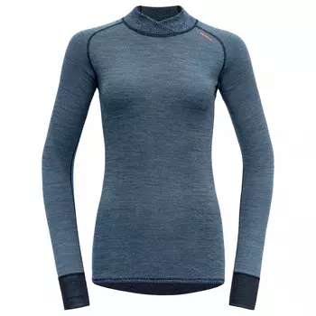 Рубашка из мериноса Devold Kvitegga Cross Neck, цвет Ink