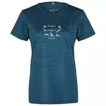 Рубашка из мериноса Devold Women's Havmse Merino 130 Tee, цвет Pond