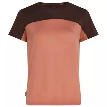 Рубашка из мериноса Icebreaker Cool-Lite Sphere III S/S Tee CB, цвет Cedar Wood/Bittersweet