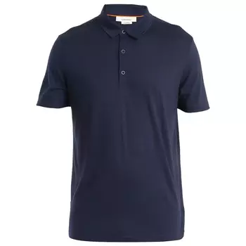Рубашка из мериноса Icebreaker Merino 150 Tech Lite III S/S Polo, цвет Midnight Navy