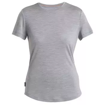 Рубашка из мериноса Icebreaker Women's Merino 125 Cool Lite Sphere III S/S Tee, цвет Metro Heather